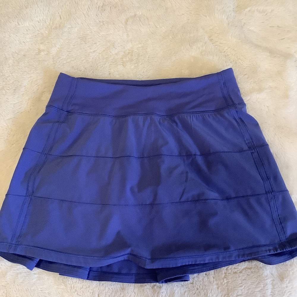 Lululemon Pace Rival Skirt *Long. Size 2 in Wild Indigo